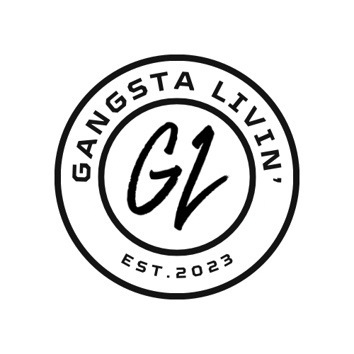 GANGSTA LIVIN' PATCH STICKERS