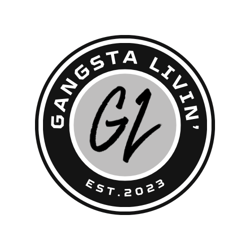 GANGSTA LIVIN' PATCH STICKERS